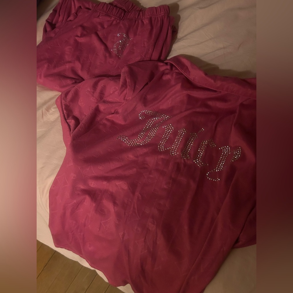 Pink Juicy couture pajama set XL - Picture 5 of 5